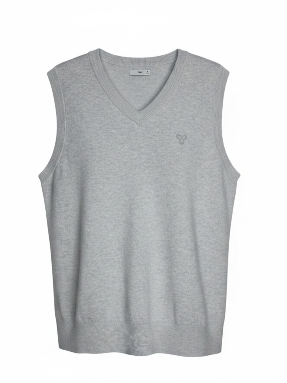 TNA Light Gray V-Neck Sweater Vest